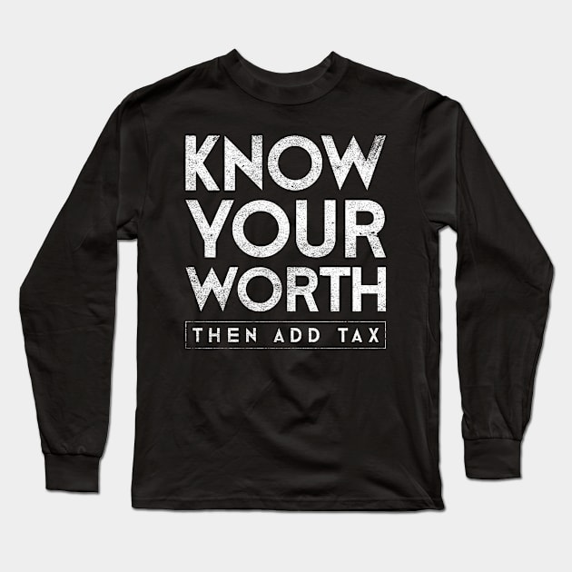 Tax Season Vintage Taxes Long Sleeve T-Shirt by shirtsyoulike